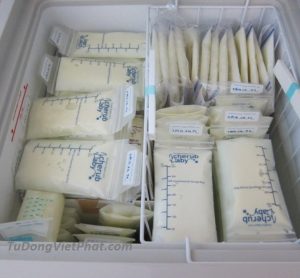 Tủ đông mini trữ sữa mẹ 107L Hòa Phát 