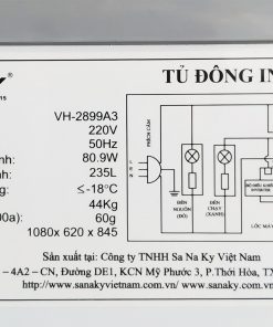 Tem tủ đông VH-2899A3