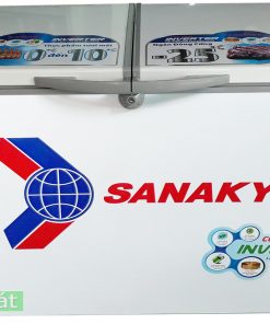 Tủ đông Sanaky INVERTER VH-2899W3, 230L 2 ngăn đông mát