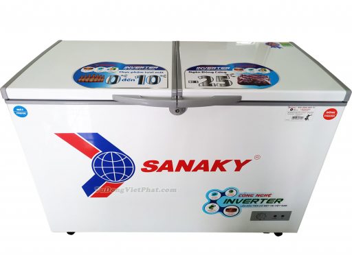 Tủ đông Sanaky VH-3699W3 260L INVERTER 2 ngăn đông mát