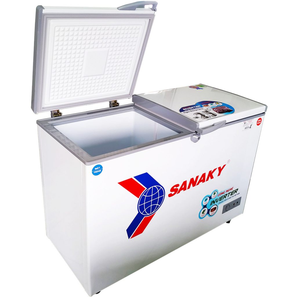 Tủ đông Sanaky VH-3699W3 260L INVERTER 2 ngăn đá