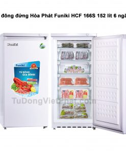 Tủ đông đứng Hòa Phát Funiki HCF 166S 152 lít 6 ngăn