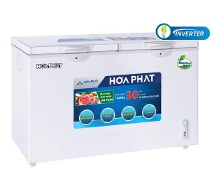 Tủ đông Hòa Phát Inverter HCFI 606S2Đ2, 245L 2 ngăn đông mát T4/24