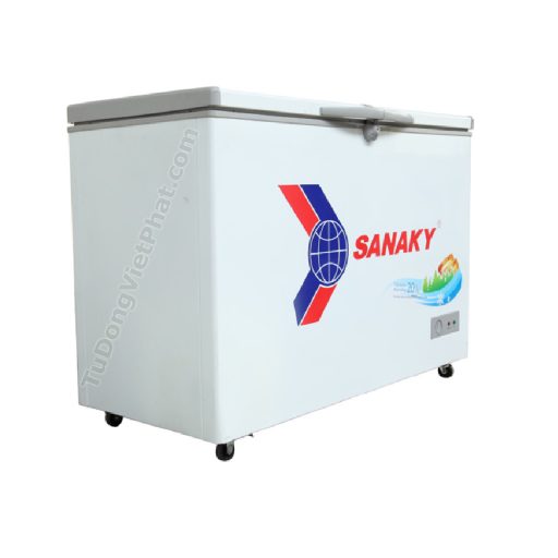Mặt cạnh tủ đông Sanaky VH-2899A1, 235L 1 ngăn đông dàn đồng