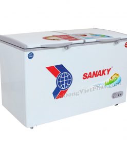 Tủ đông Sanaky VH-4099W1, 280L 2 ngăn đông mát dàn đồng