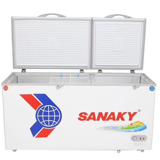 Tủ đông Sanaky VH-6699W1 485 lít 2 ngăn đông mát dàn đồng