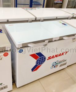 Măt kính cường lực của tủ đông Sanaky INVERTER VH-4099W4KD mặt kính cường lực