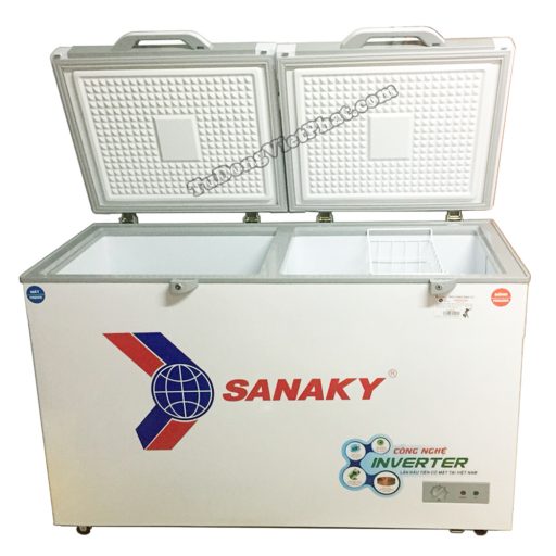 Bên trong tủ đông Sanaky INVERTER VH-4099W4KD
