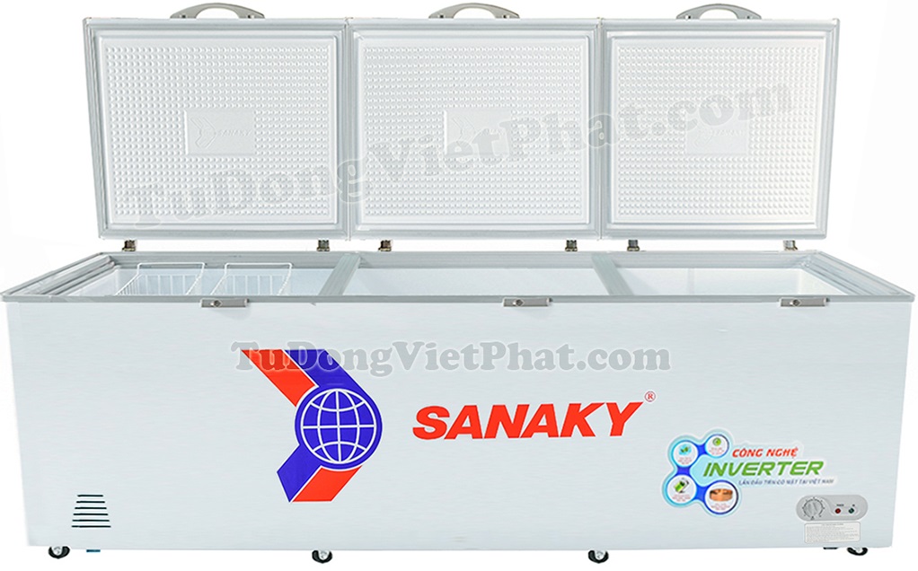 Tủ đông Sanaky INVERTER VH-4099A3, 305L 1 ngăn đông Mặt trước tủ đông Sanaky VH-1399HY3