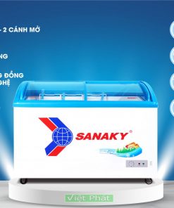 Tính năng của tủ đông Sanaky VH-4899K, mặt kính cong
