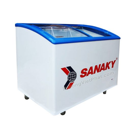 Tủ đông Sanaky VH-482K, cánh kính cong 340 lít