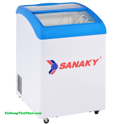 Tủ đông Sanaky VH-182K, tủ kem nhỏ mặt kính cong