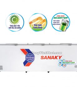 Tủ đông Sanaky VH-1199HY3, INVERTER 900L 3 cánh