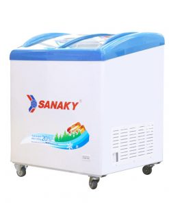Tủ đông Sanaky VH-2899K, mặt kính cong 210 lít dàn đồng