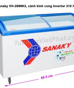Kích thước tủ đông Sanaky VH-2899K3