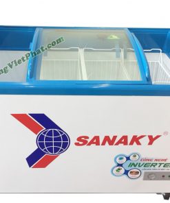 Tủ đông Sanaky VH-3899K3, cánh kính cong 260 lít Inverter