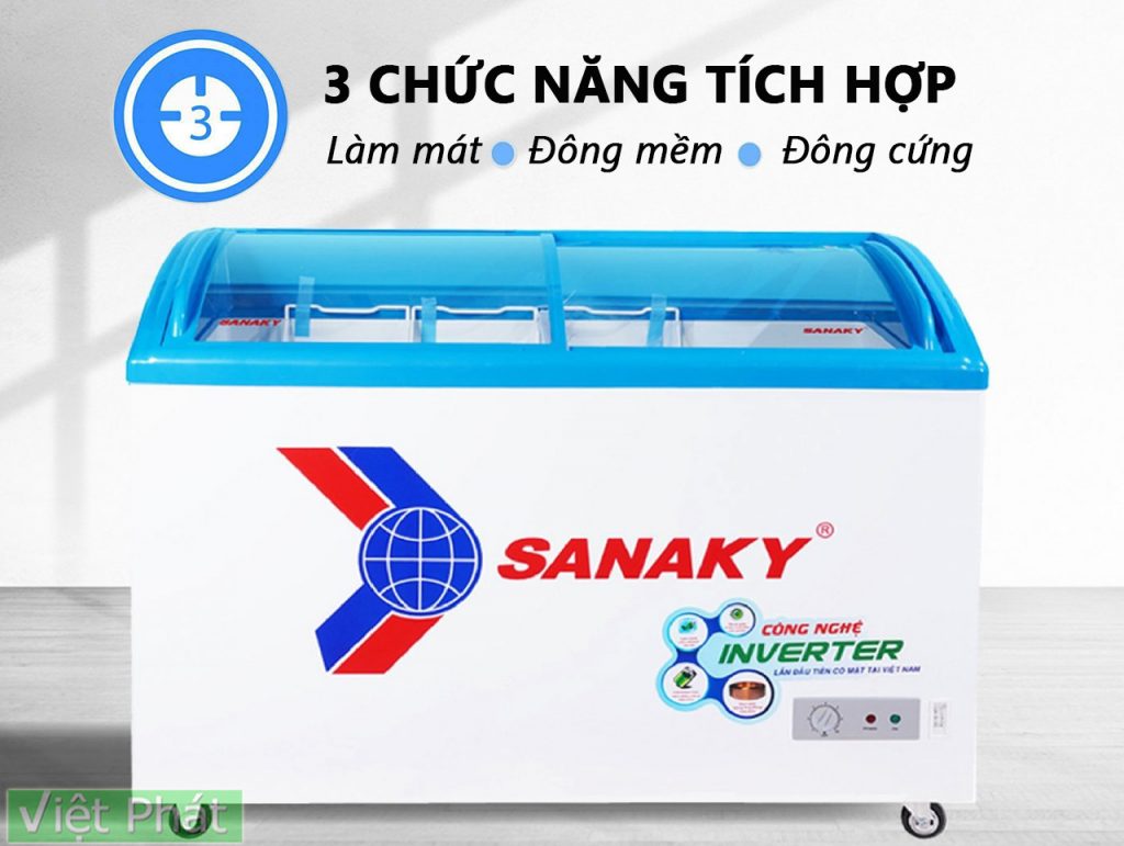 Tủ đông Sanaky VH-4899K3 tích hợp 3 chức năng