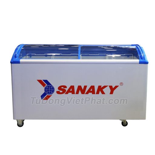 Tủ đông Sanaky VH-682K, cánh kính cong 450 lít