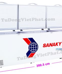 Kích thước tủ đông Sanaky VH-1399HY
