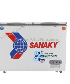 Tủ đông Sanaky VH-2599W3, Inverter 2 ngăn mini 200L