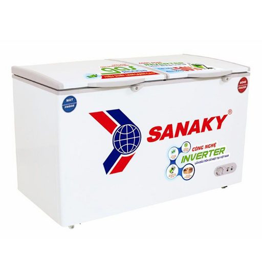 Tủ đông mini Sanaky VH-2299W3, Inverter 170L 2 ngăn