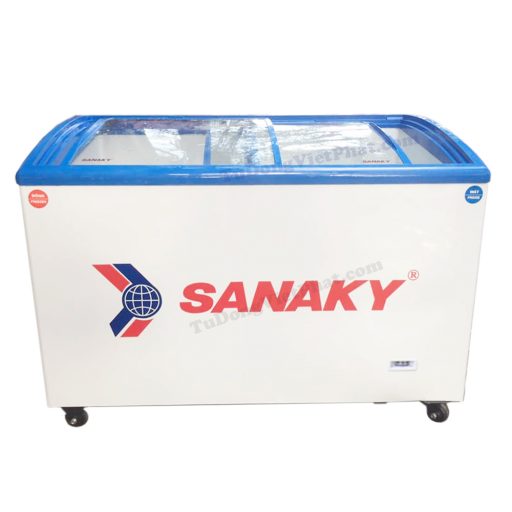 Tủ đông Sanaky VH-602KW, mặt kính 432L 2 ngăn đông mát