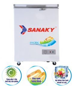 Tủ đông Sanaky 100 lít VH-1599HY dàn đồng