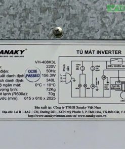 Tủ mát Sanaky 400l VH-408K3L