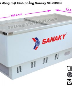 Kích thước tủ đông Sanaky VH-8099K,