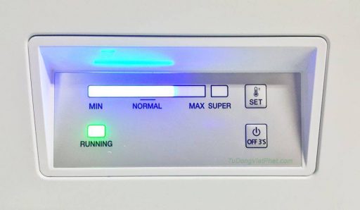 Bảng điều khiển tủ đông mini Sanden Intercool SNH-0155 150 lít