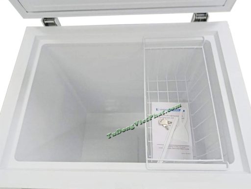 Bên trong tủ đông mini Sanden Intercool SNH-0155 150 lít