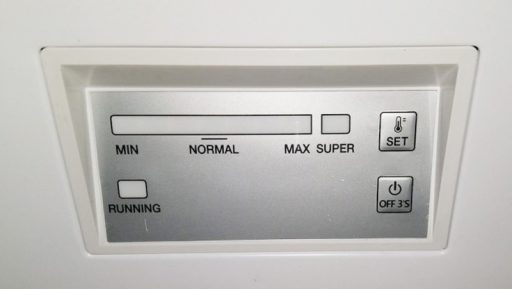 Bảng điều khiển tủ đông mini Sanden Intercool SNH-0105 100 lít