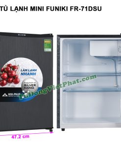 Kich thước tủ lạnh Funiki FR-71DSU tủ mini 74 lít