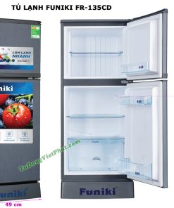 Kích thước tủ lạnh Funiki FR-135CD