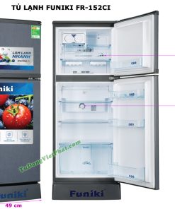 Kích thước tủ lạnh Funiki FR-152CI 150L