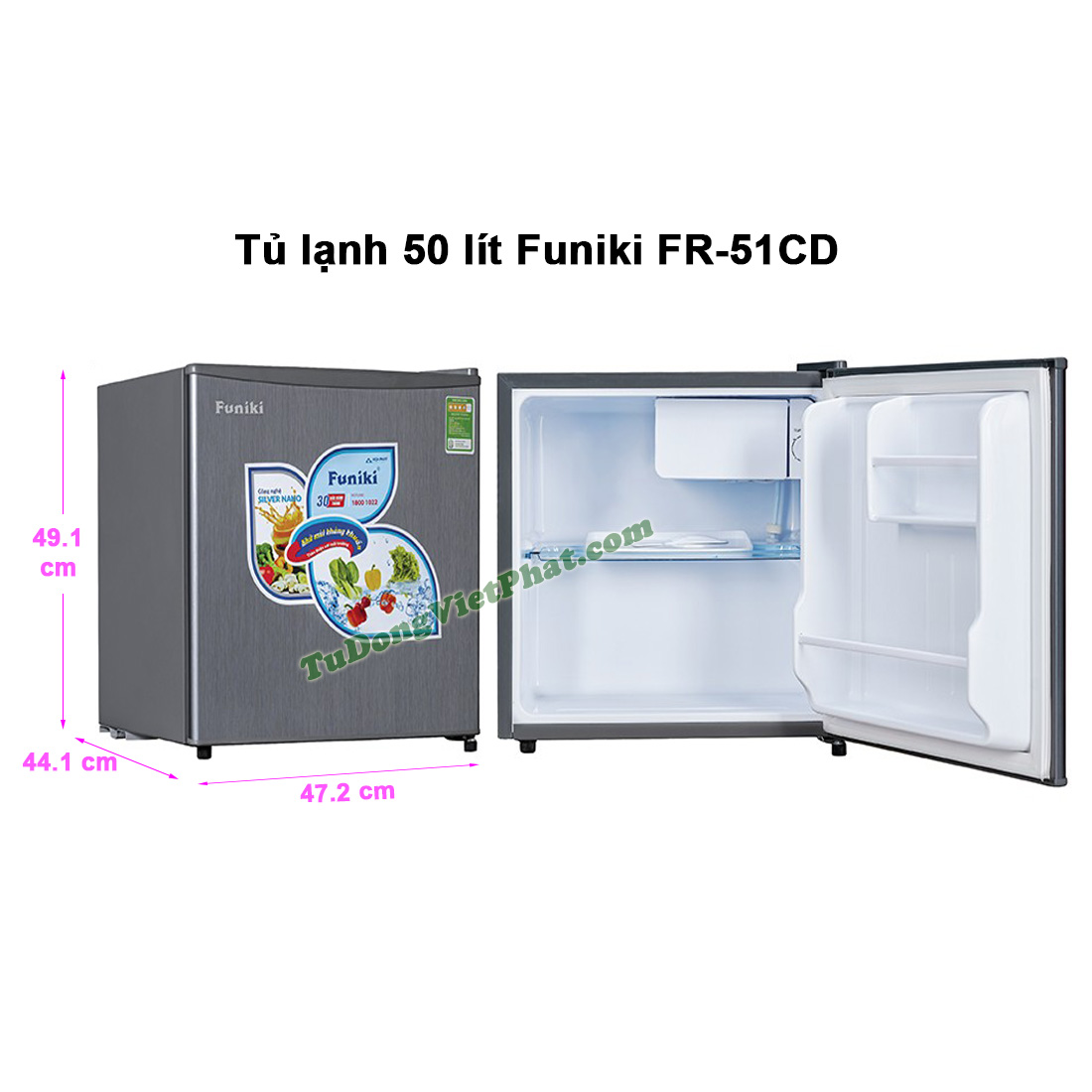 Tủ Lạnh Mini 50L Chất Lượng, Giá Tốt | Mua Online tại Lazada.vn
