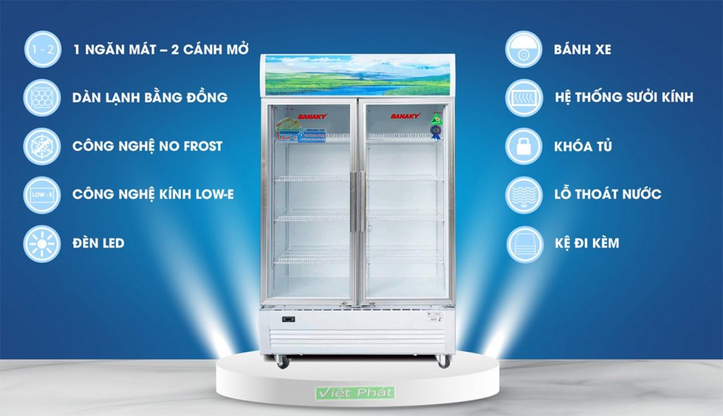 Tính năng của tủ Mát Sanaky VH-6009HP