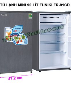 Kích thước tủ lạnh mini 90L Funiki FR-91CD