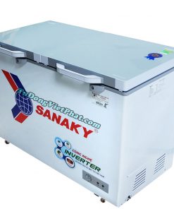 Tủ đông Sanaky INVERTER VH-4099A4KD mặt kính cường lực (xanh)