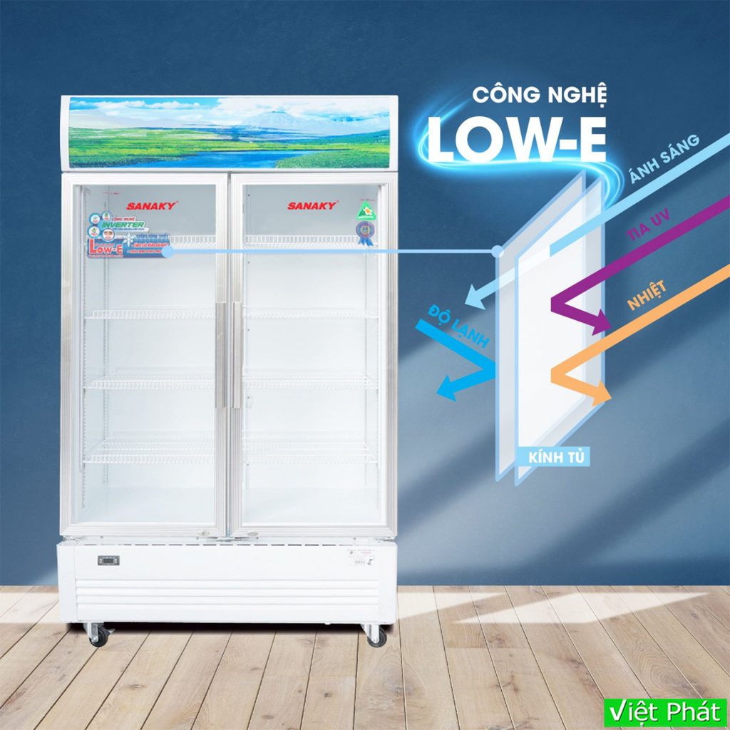Tủ Mát Sanaky VH-1209HP3 1200L Inverter 2 cánh, giá rẻ T6/24
