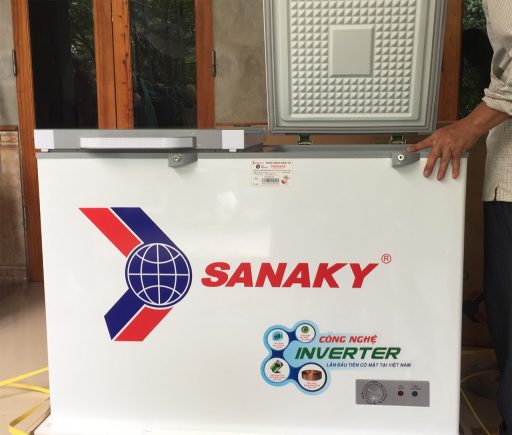 Tủ đông Sanaky INVERTER VH-2899A4K mặt kính cường lực (xám)