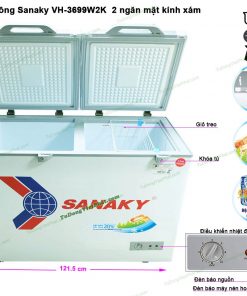 Kích thước tủ đông Sanaky VH-3699A2K