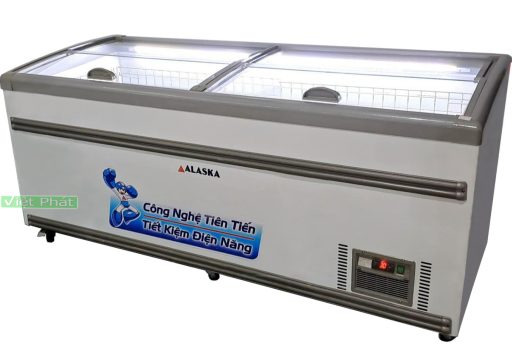 Tủ đông Alaska KN-650 mặt kính phẳng 650 lít