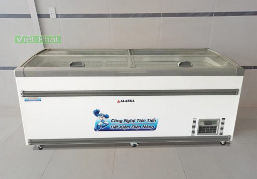 Tủ đông Alaska KN-650 mặt kính phẳng 650 lít