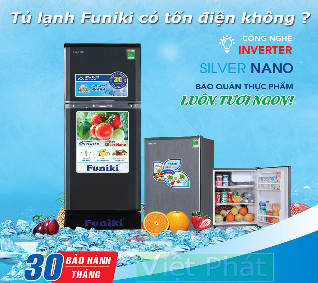 Tủ lạnh Funiki có tốn điện không ?