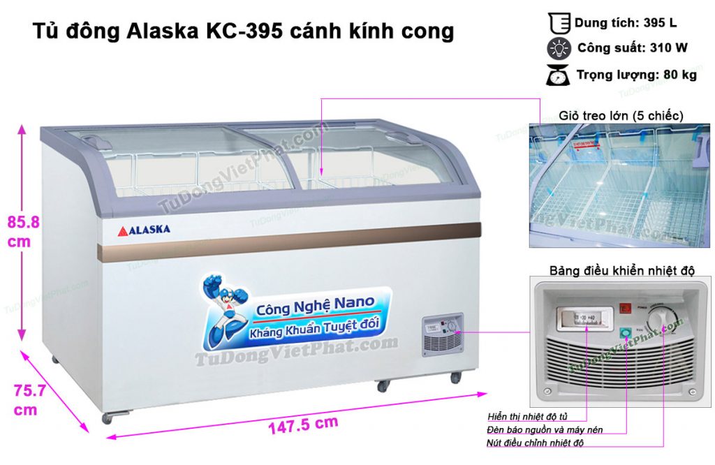 Tủ đông nắp kính Sanaky 410 lít VH-418K - Mua Sắm Điện Máy Giá Rẻ Tại Thế  Giới Điện Máy Online