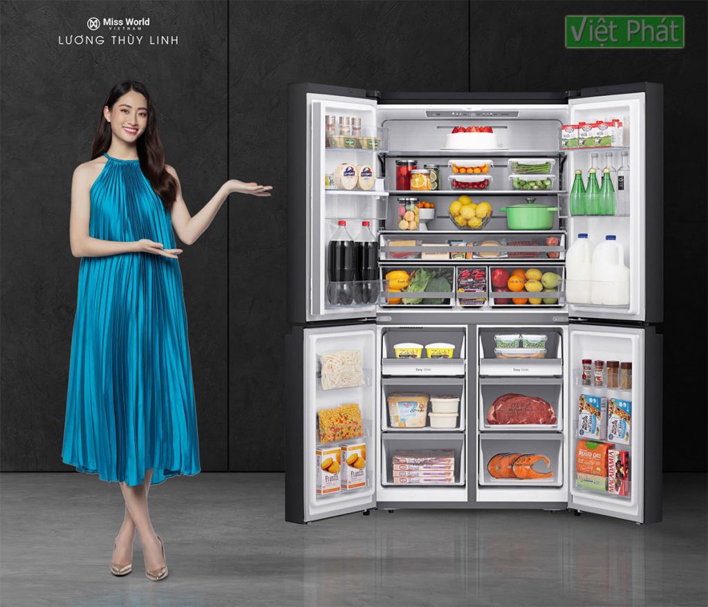 Tủ lạnh Casper RM-680VBW 645L thiết kế sang trọng