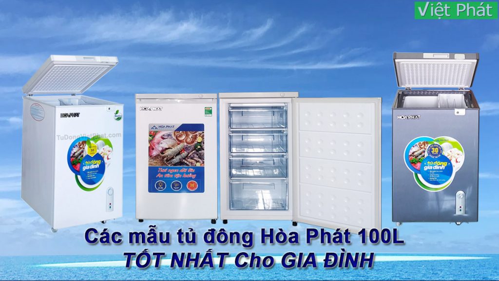 Các mẫu tủ đông mini Hòa Phát 100L giá rẻ tốt nhất cho gia đình