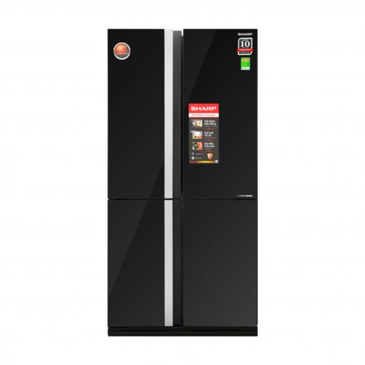 Tủ lạnh Sharp Inverter 678 lít SJ-FX688VG-BK 4 cửa