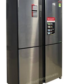 Tủ lạnh Sharp Inverter 678 lít SJ-FX680V-ST 4 cửa